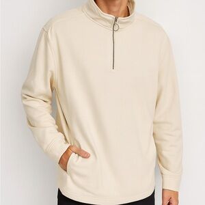 Zara Cream unisex jacket with two side pockets size L